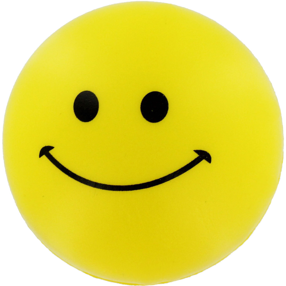 Smiley Face Stress Reliever | Custom Stress Balls | 0.68 Ea.