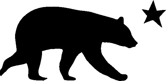 Bear Cub Silhouette Clipart