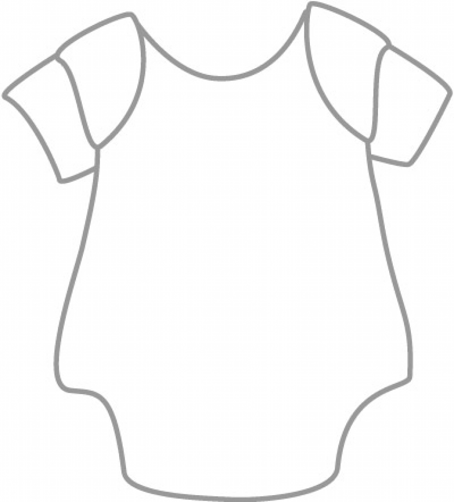 free ba clipart black and white image 3472 ba clothes with regard ...