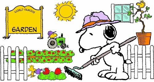 Snoopy spring clip art.