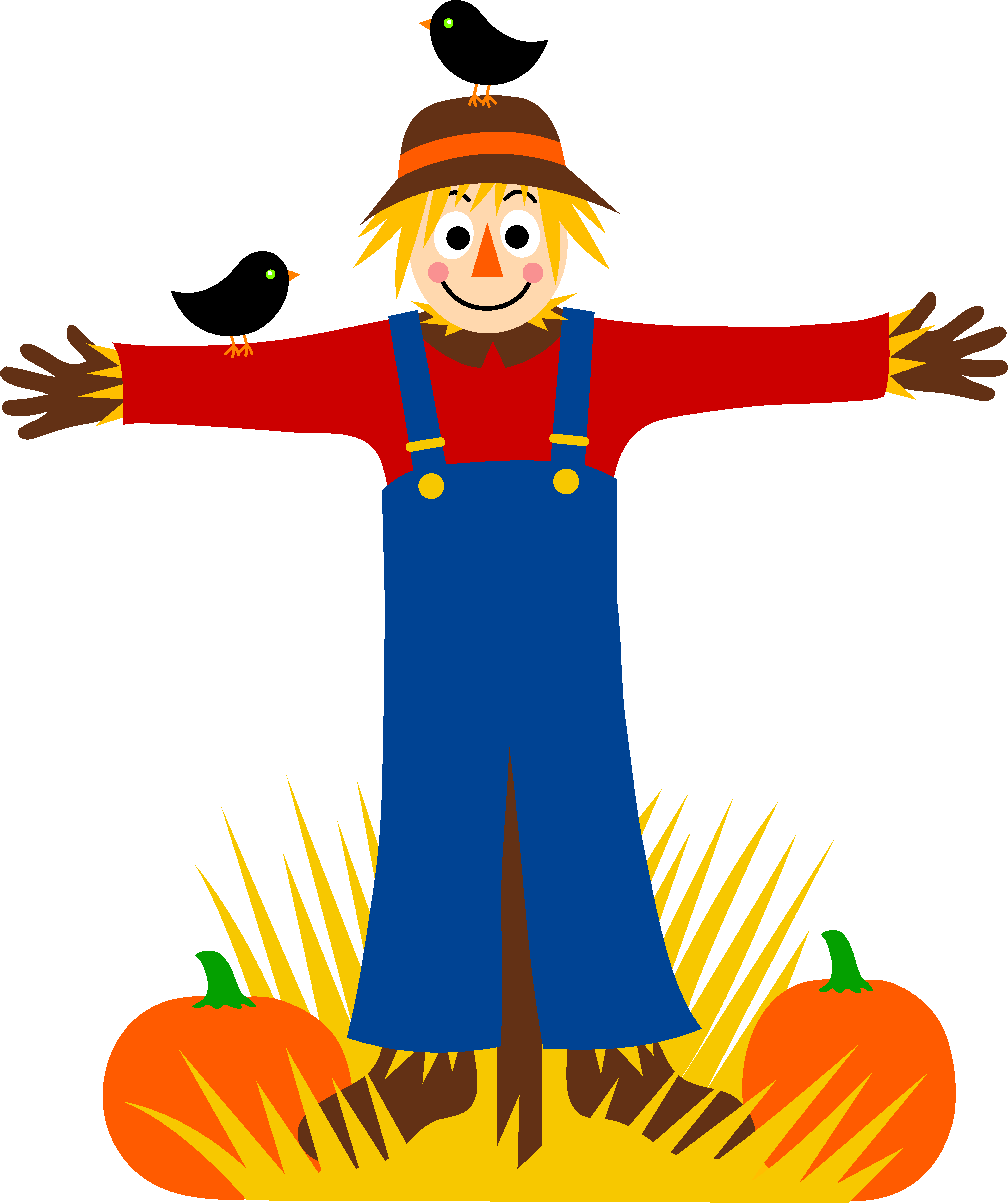 drawings-of-a-cute-scarecrows-clipart-best