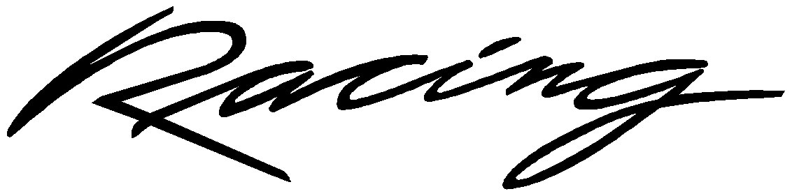 RACING (signature) DECAL - AWESOME GRAPHICS