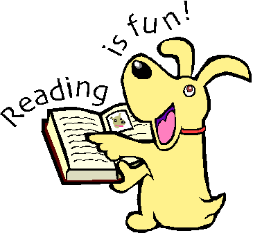 Clipart Of Kids Reading