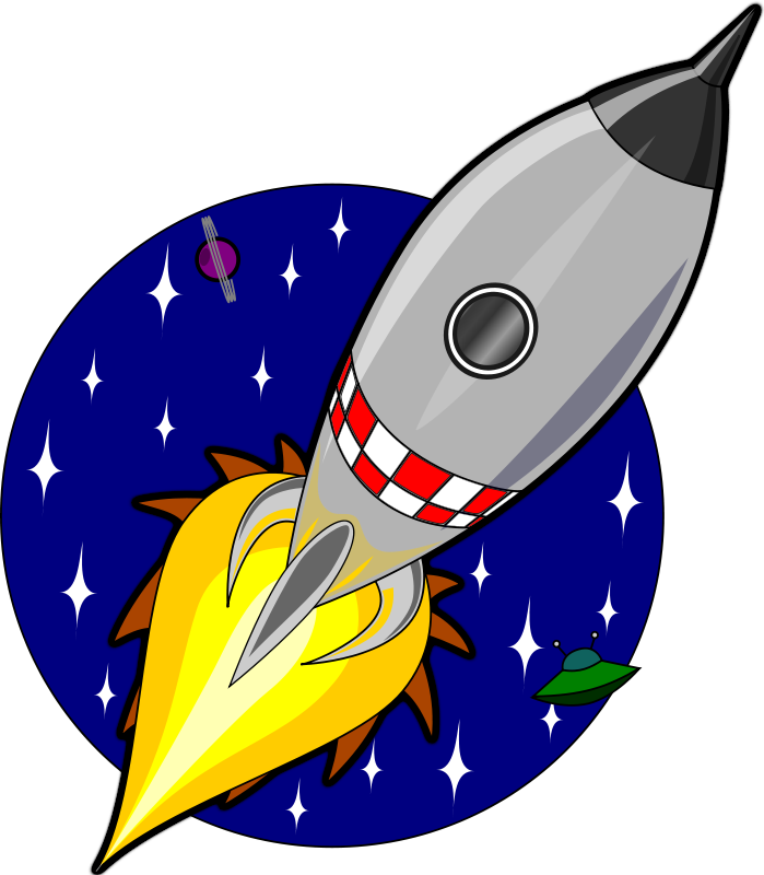 Rocket Ship Cartoon