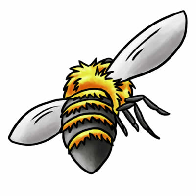 FREE Bee Clip Art 5 (