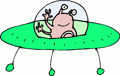 Alien Spaceship Clipart