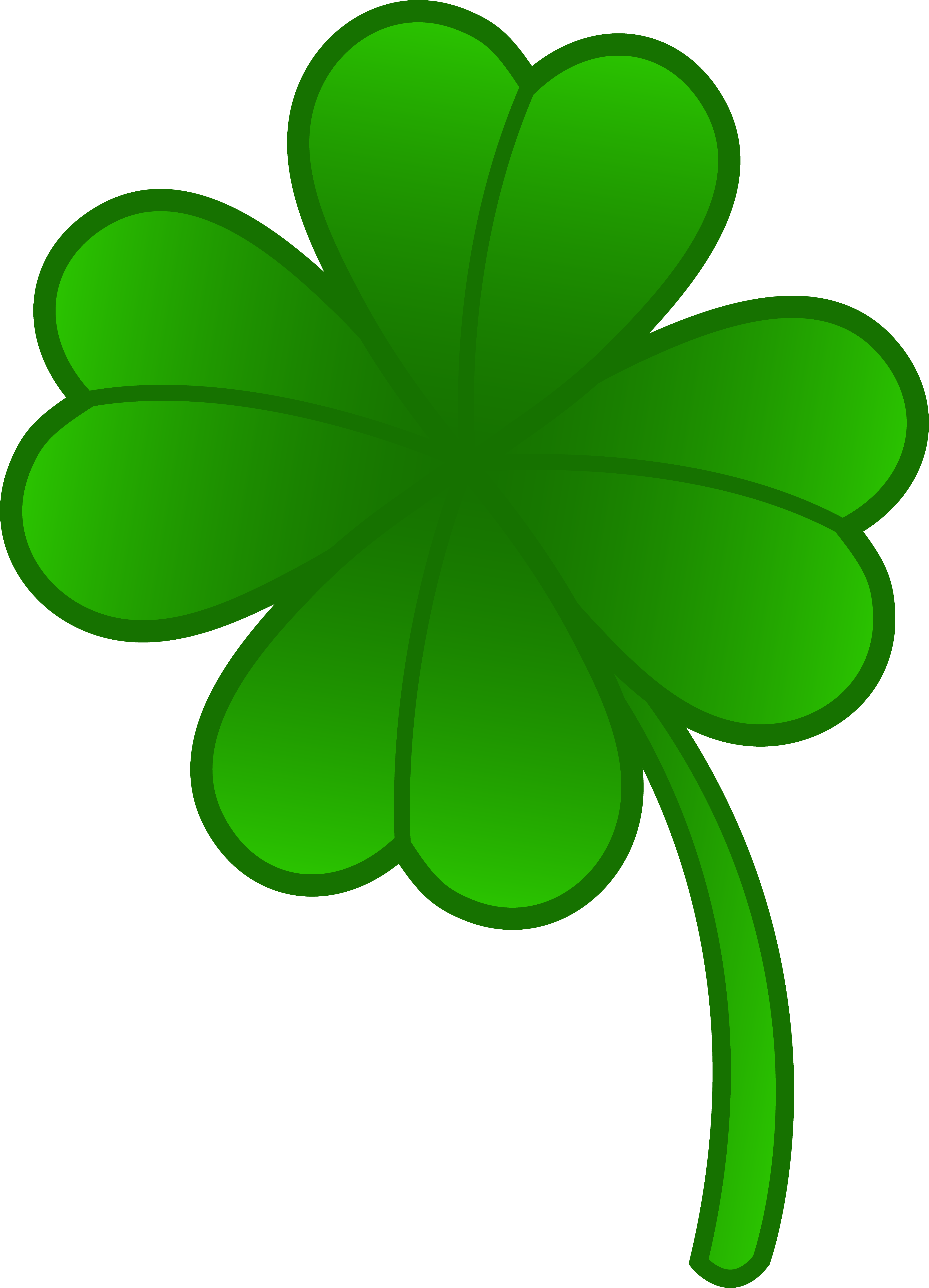 Clipart clover leaf