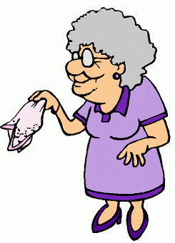 Funny Old Lady Clipart