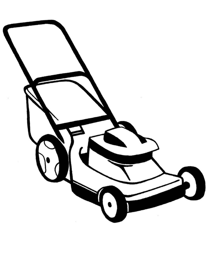 Free lawn mower clipart images
