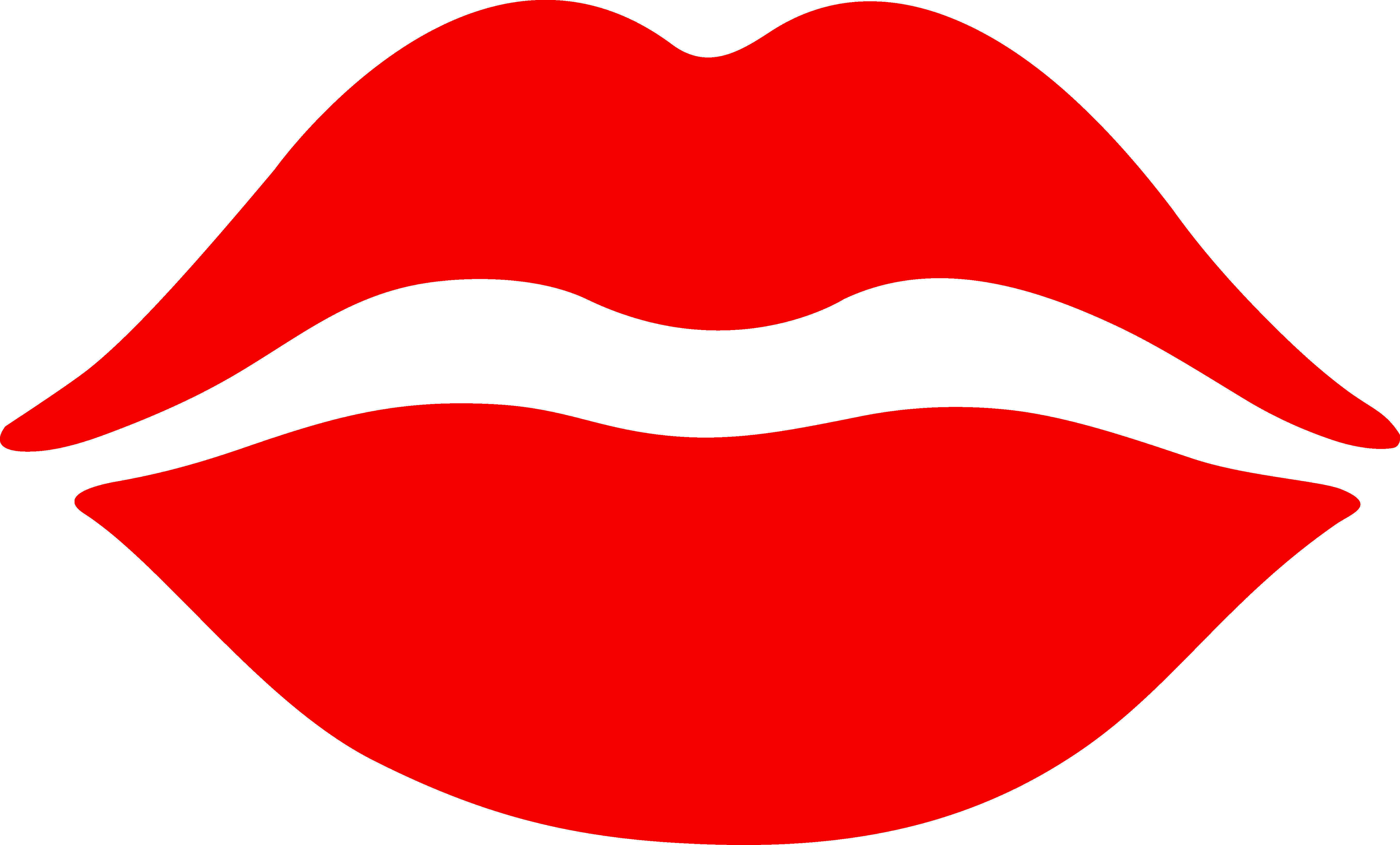 Cartoon Lips Kiss