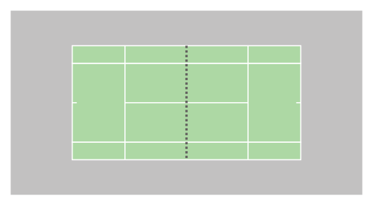 Pix For > Tennis Court Outline