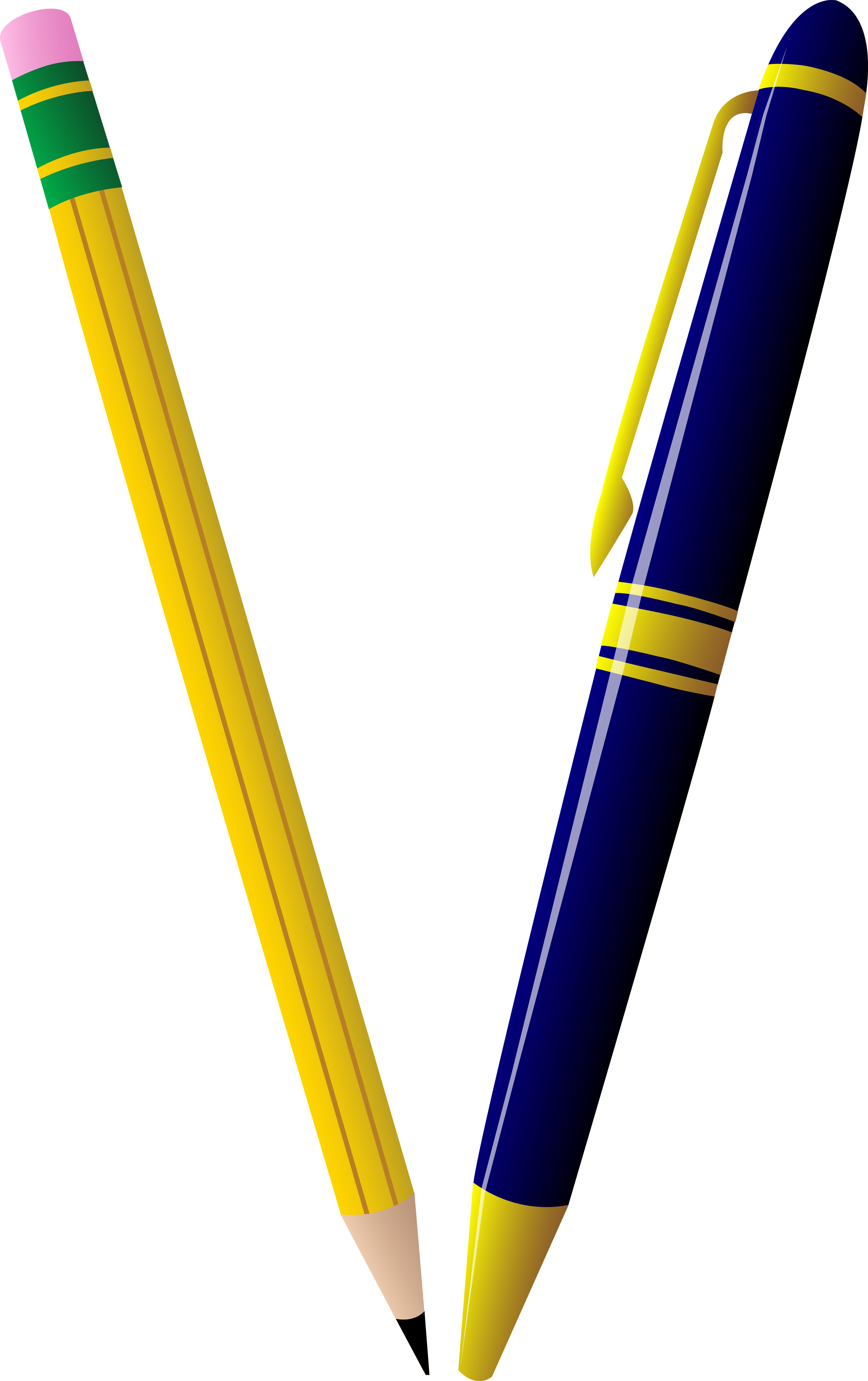 Pens and pencils clipart