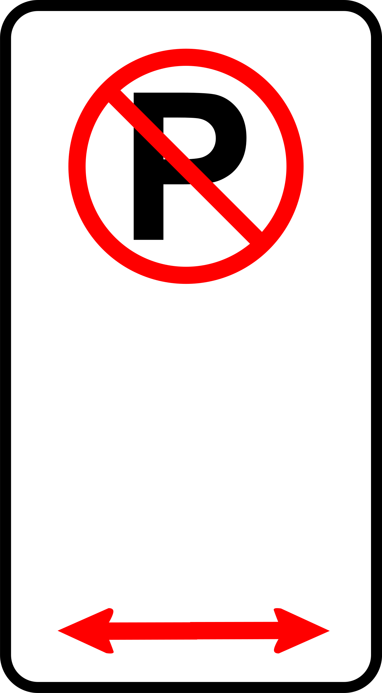 No Parking Sign Clipart