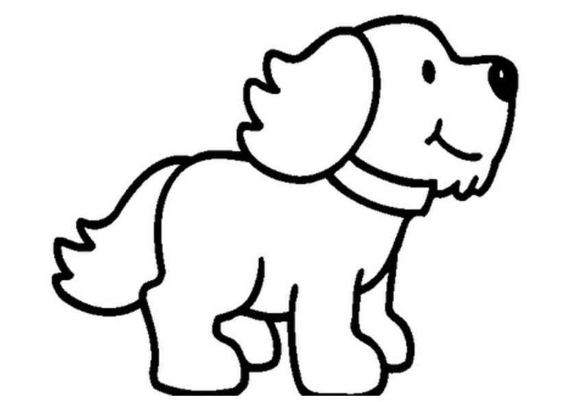 Best Puppy Clipart Black And White #20618 - Clipartion.com