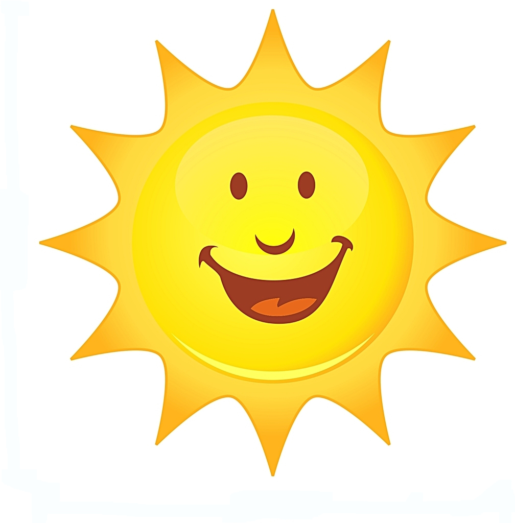 Smiling sun clipart royalty free - ClipartFox