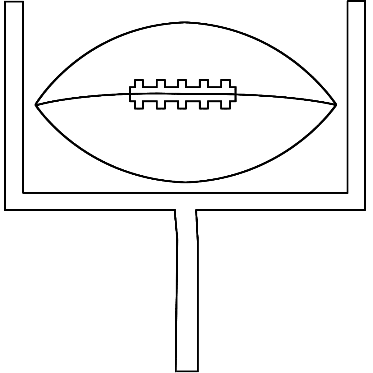 Football Goal Post Clip Art