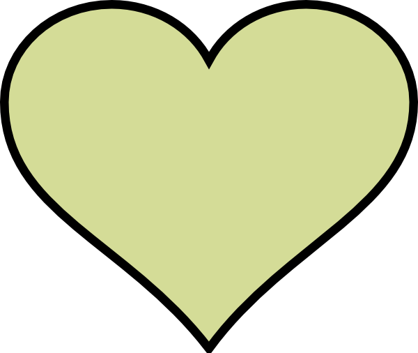 Green Heart Different Colour clip art - vector clip art online ...