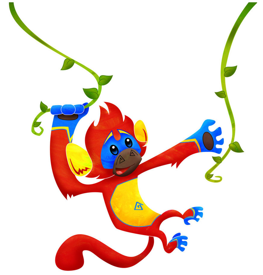 clipart monkey swinging - photo #15