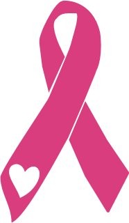 Cancer Ribbons Pink Cancer awareness ribbon by CasaBellaVinyl