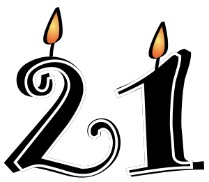 21 Birthday Clip Art