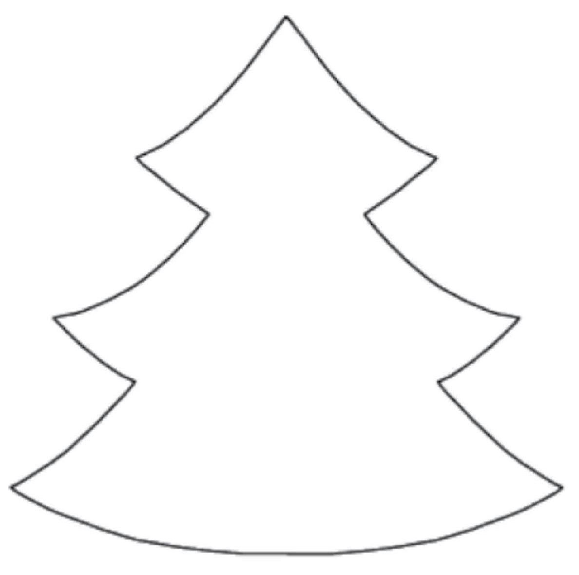 christmas tree outline