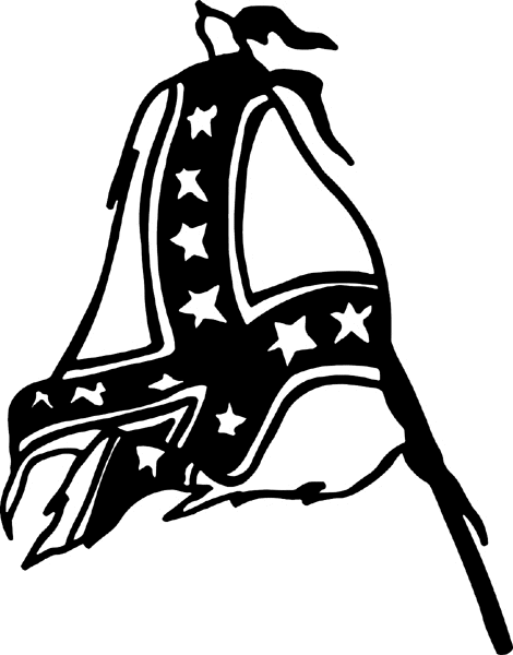 Rebel Flag Colouring Pages