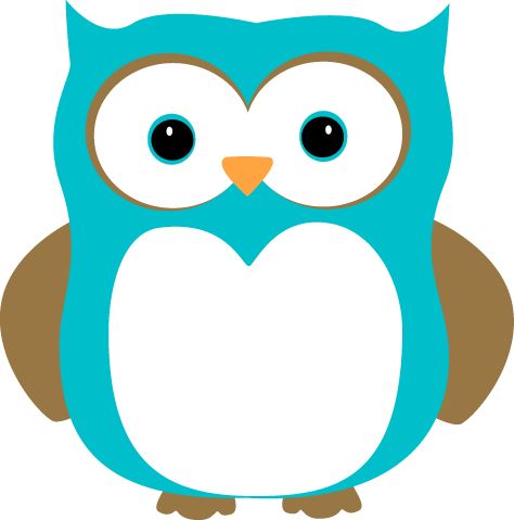 Free clipart blue owl