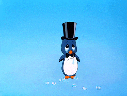 penguin, cute, cry, bugs bunny, crying animated GIF | PopKey