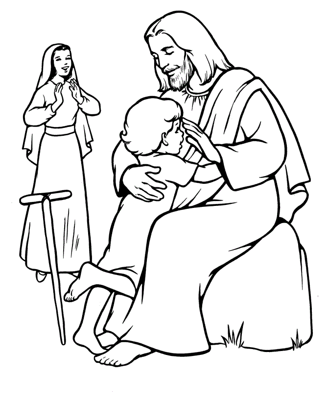 Free Coloring Pages Jesus Christ - Gimoroy.com