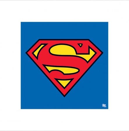 Superman Logo, Superman Print - Buy Online