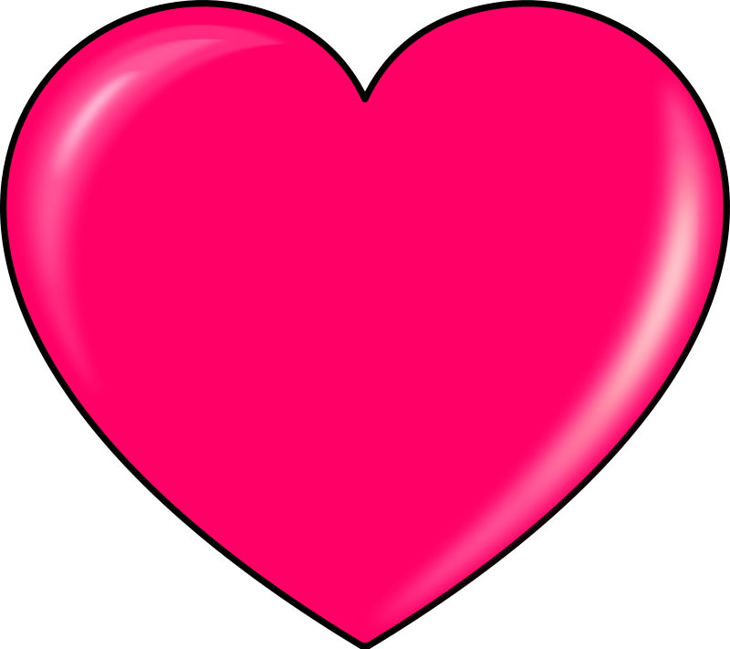 Picture Of A Pink Heart - ClipArt Best