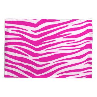 Pink Zebra Pillowcases | Zazzle