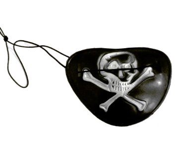 Buy Skull Pattern Pirate Eye Patch Eye patch Party Accessory for ...