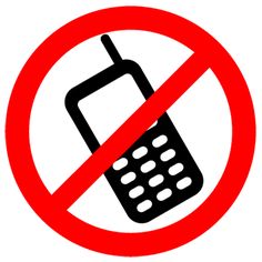 Signs That Say No Cell Phone - ClipArt Best