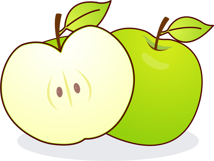 yellow apple clip art free clipart images