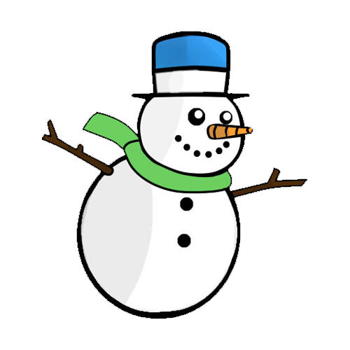 Snowman Face Clipart