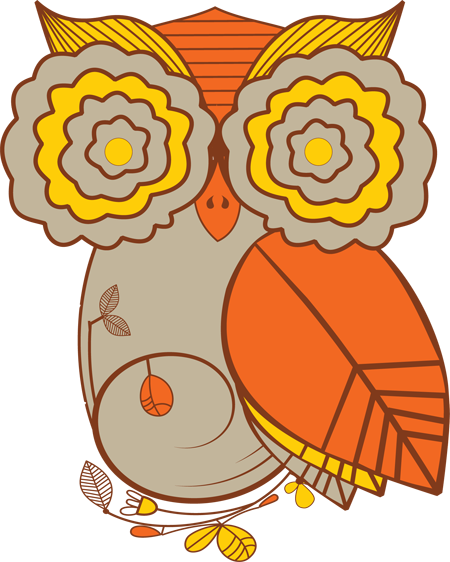 clip art orange owl - photo #41