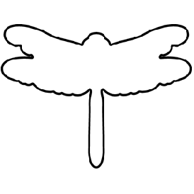 Dragonfly Outline - ClipArt Best