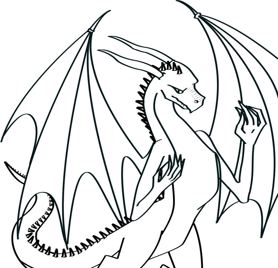 Dragon Lineart