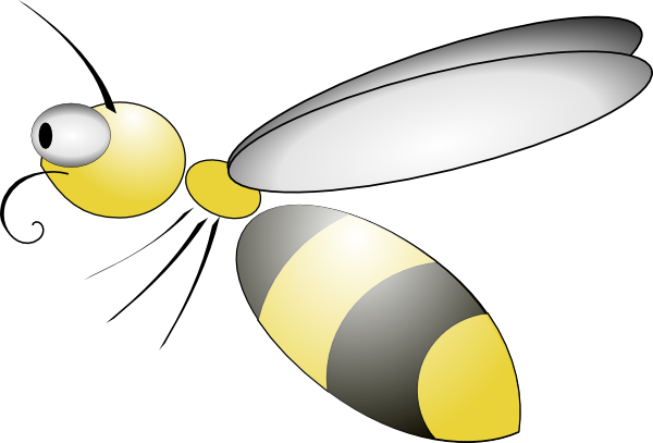 Bee clip art Free Vector