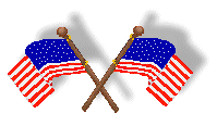 Flag Clip Art - USA Crossed Flags - Free Flag Clip Art - United ...