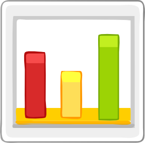 Bar Chart Statistics clip art - vector clip art online, royalty ...