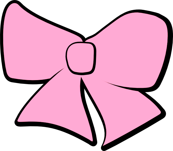 Hot Pink Bow Clip Art Vector Clip Art Online Royalty Free Public