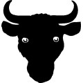 Bull - Head 2_001 | Custom T-Shirts, Custom Hoodies, T Shirt ...