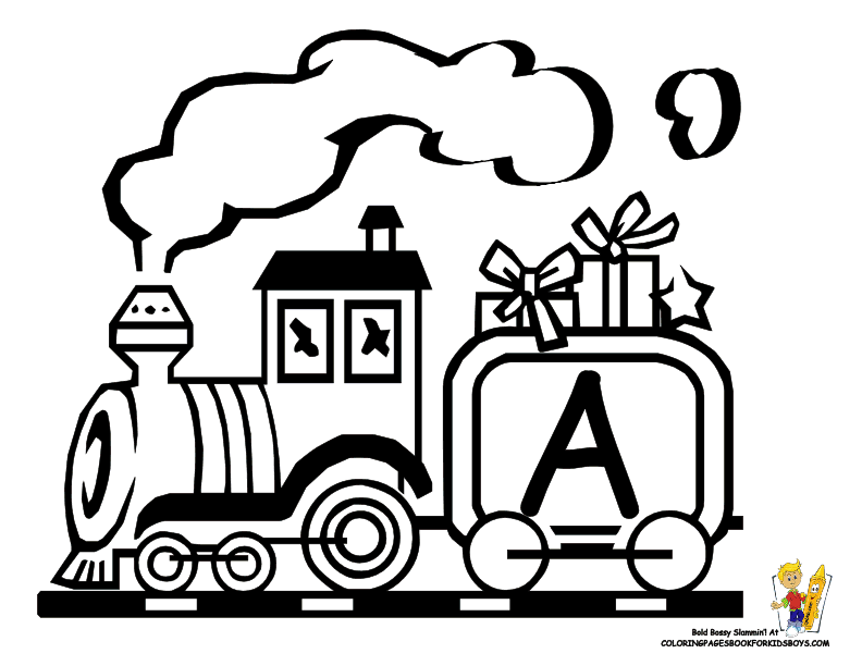 Toy Train Christmas Alphabet | Free | Christmas Letters | Alphabet ...