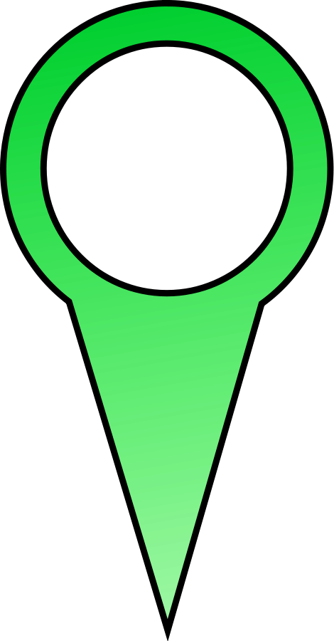 Green Map Pin Clipart, vector clip art online, royalty free design ...