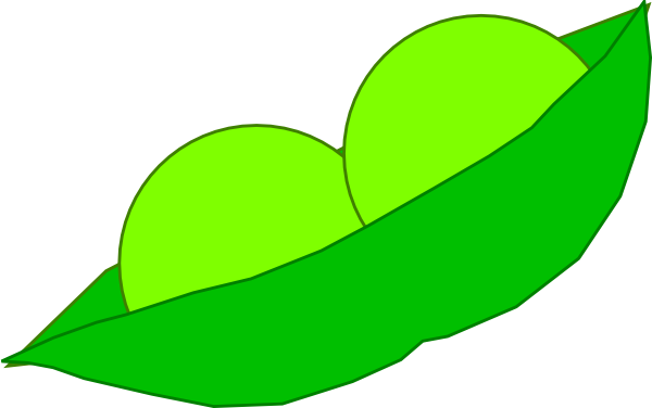 Two Peas In A Pod Clip Art - vector clip art online ...