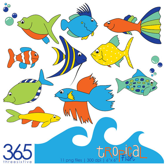 clipart images of tropical fish - photo #30