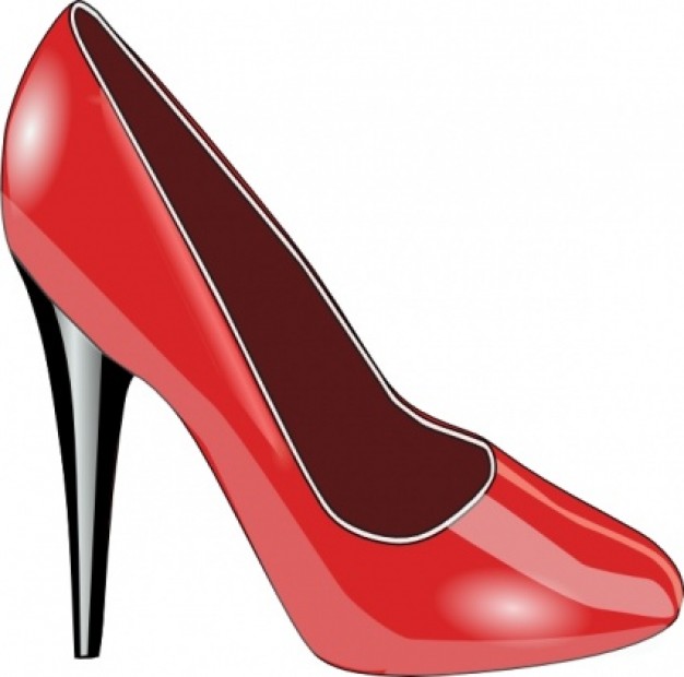 Red Patent Leather Shoe clip art | Download free Vector