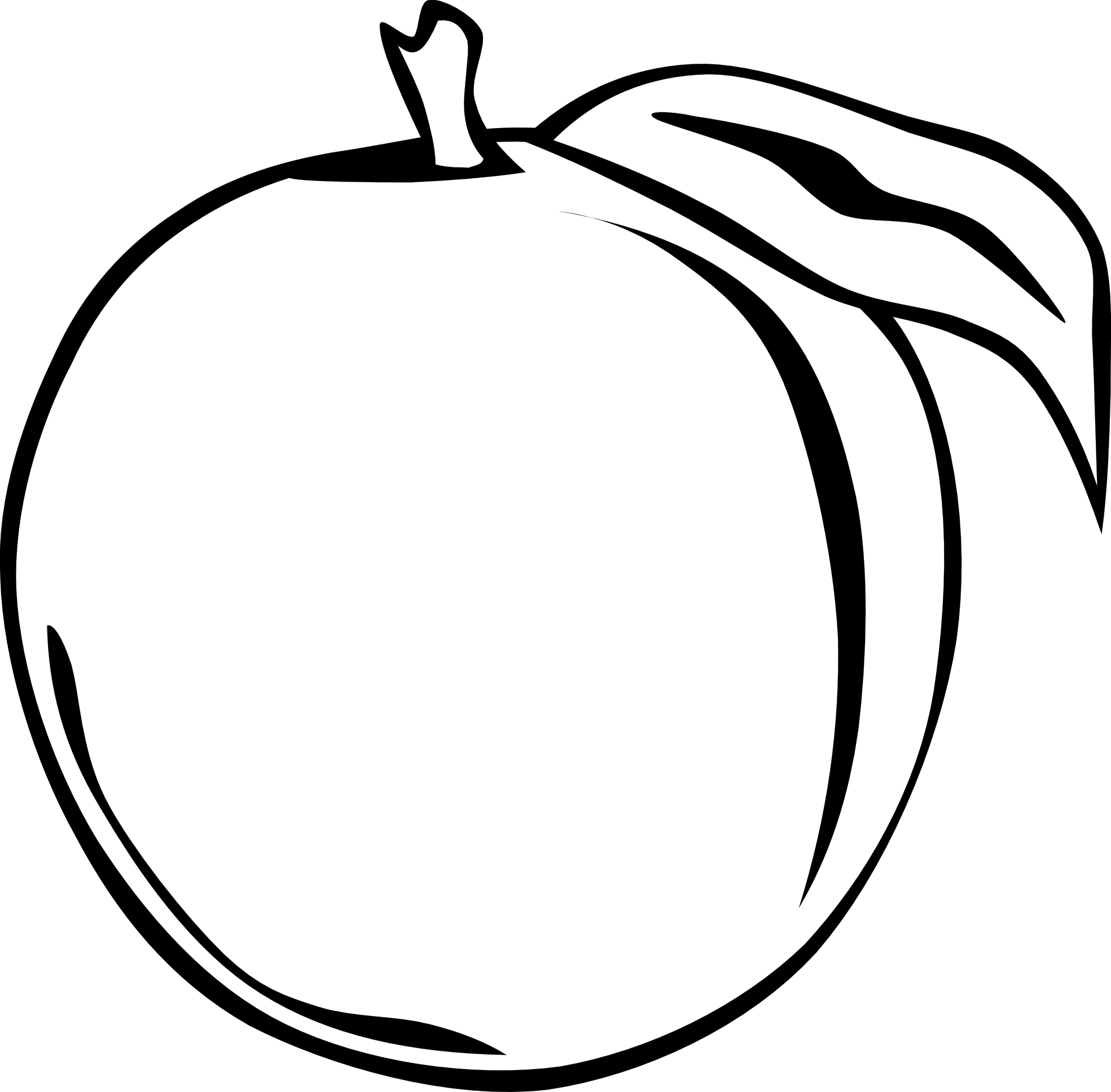 898 views simple fruit ff menu 7 black white line art ...